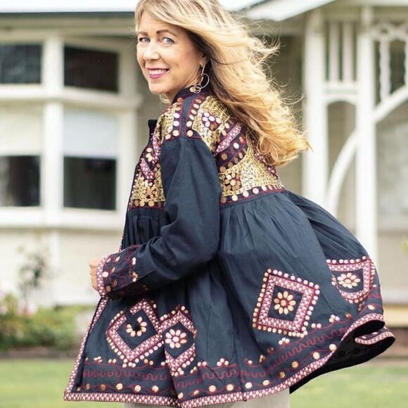 NEW ✨ Adrift Australia Naveen Jacket In Sequin XS - Picture 3 of 16